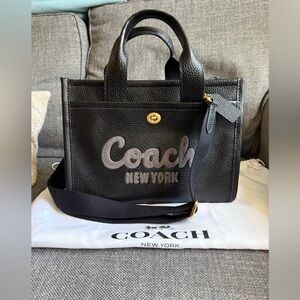Coach Cargo Tote Bag - Brass/Black.Excellent condition with all packaging.